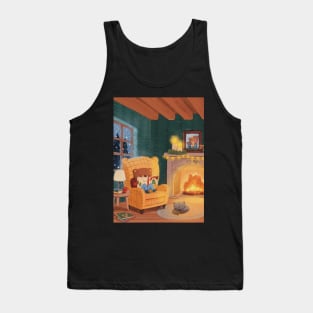 Cozy fireplace Tank Top